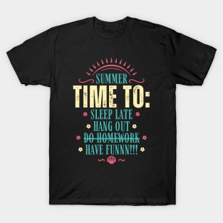 Summer to do list T-Shirt